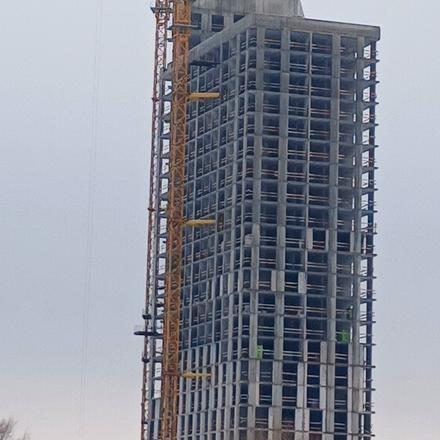 Ход строительства ЖК H2O, 4 дом, январь 2026