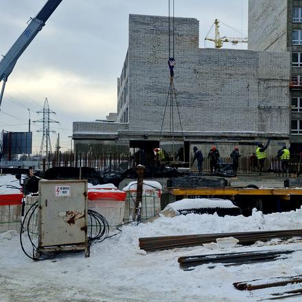 Ход строительства ЖК НЕЗАВИСИМОСТЬ, 1 дом, январь 2026