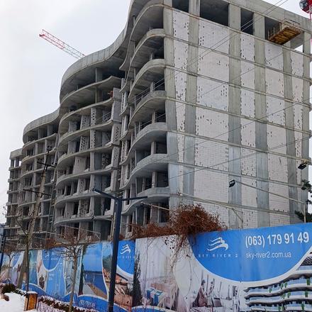 Ход строительства ЖК Sky River 2, Дом, январь 2026