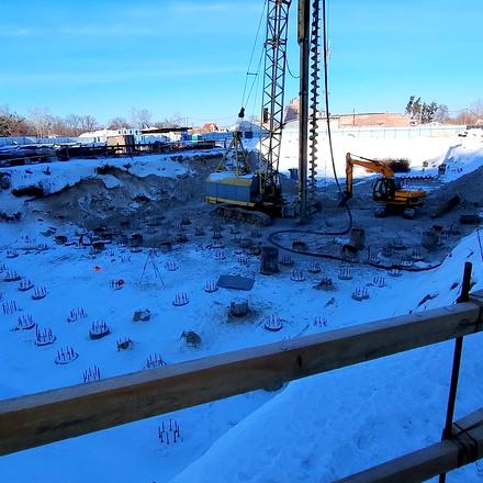 Ход строительства Русановская Гавань, Дом 9-12, февраль 2026