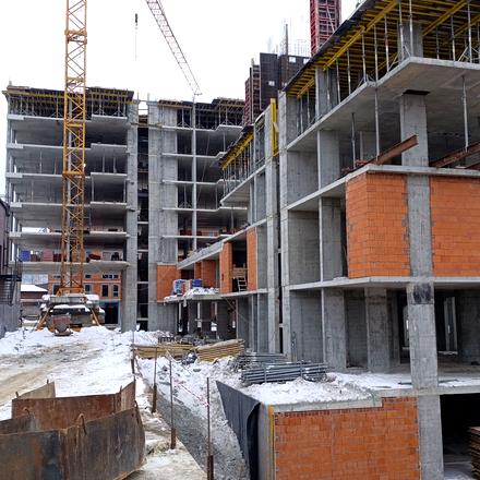 Хід будівництва ЖК N69 Residents, 2-3 будинки, лютий 2026