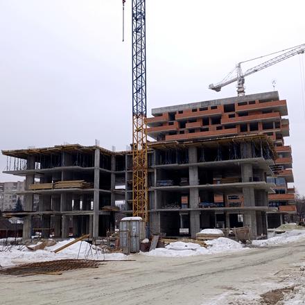 Хід будівництва ЖК Five Address, 3 будинок, лютий 2026