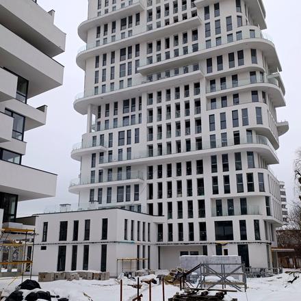 Хід будівництва ЖК Five Address, 1 будинок, лютий 2026