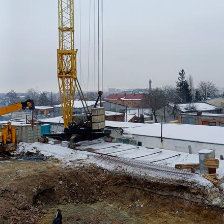 Хід будівництва ЖК Перлина Проскурова-7, 1 секція, лютий 2026