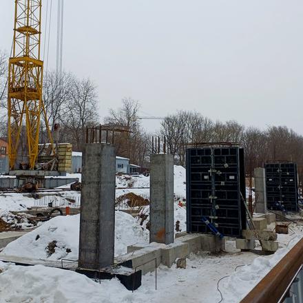 Ход строительства ЖК Автобиография 5, Дом, февраль 2026