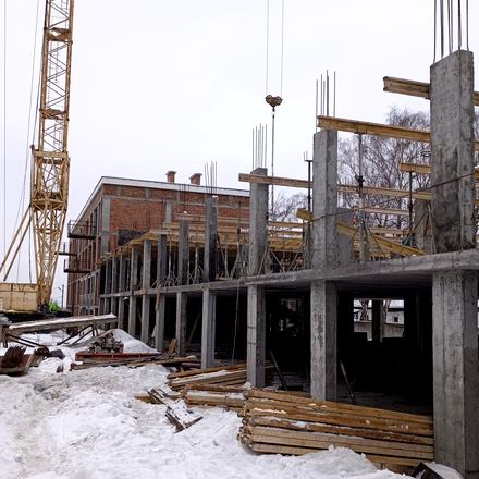 Ход строительства ЖК Эко-дом на Надийний, 10 дом, февраль 2026