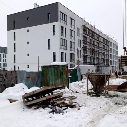 Ход строительства ЖК Эко-дом на Надийний, 1 дом, февраль 2026