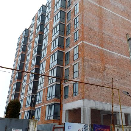 Хід будівництва ЖК Молодіжний, 1 секція, лютий 2026