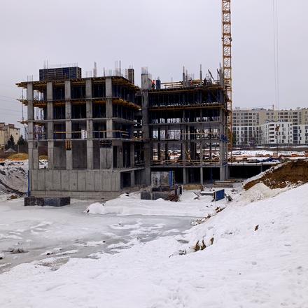 Хід будівництва ЖК Зоряні, 1 будинок, лютий 2026