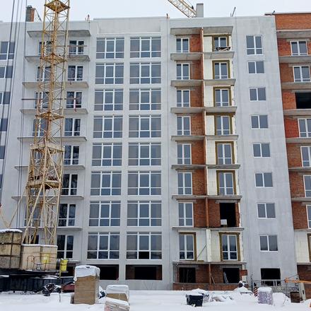 Хід будівництва ЖК Парковий Квартал, 5 будинок, лютий 2026