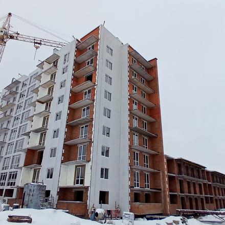Хід будівництва ЖК Парковий Квартал, 5 будинок, лютий 2026