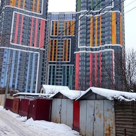 Ход строительства ЖК Абрикосовый, 1-3 дома, февраль 2026