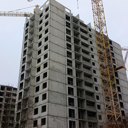 Ход строительства ЖК Эврика, 24 дом, февраль 2026