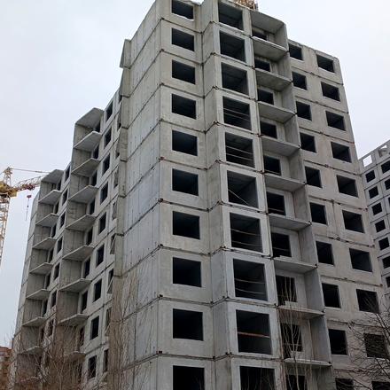 Ход строительства ЖК Эврика, 25 дом, февраль 2026