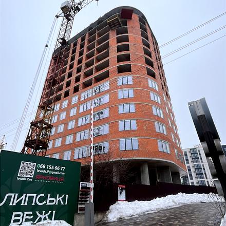 Хід будівництва ЖК Липські вежі, 1 будинок, лютий 2026