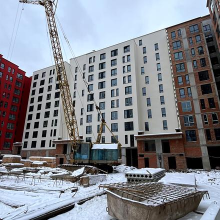 Хід будівництва ЖК Паркове містечко (7 черга), 5 будинок, лютий 2026