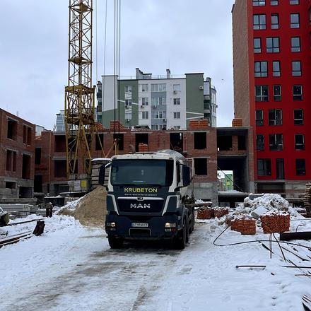 Хід будівництва ЖК Паркове містечко (7 черга), 2 будинок, лютий 2026