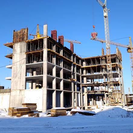 Ход строительства ЖК BIG BEN, Дом А1, февраль 2026