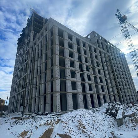 Ход строительства ЖК Skywalker, 2 дом, февраль 2026