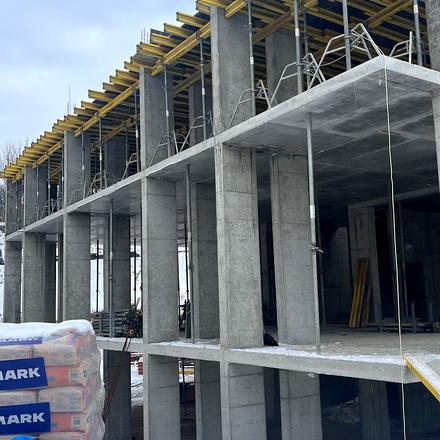 Ход строительства ЖК Lennona Residents, 2 дом, февраль 2026