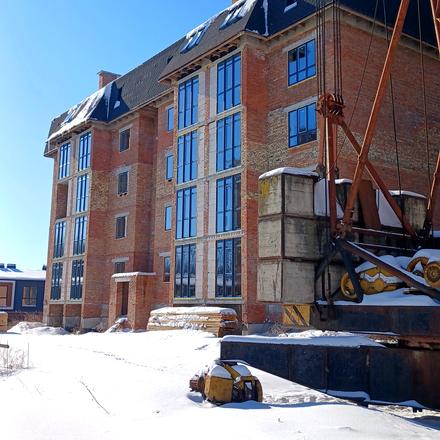 Ход строительства ЖК Молодежный городок, 9 очередь (ул. Заповедная, 5), февраль 2026