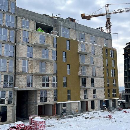 Ход строительства ЖК Viking Hills, 2 дом, февраль 2026