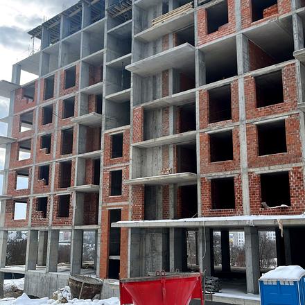 Хід будівництва ЖК Шелест, 9 будинок, лютий 2026