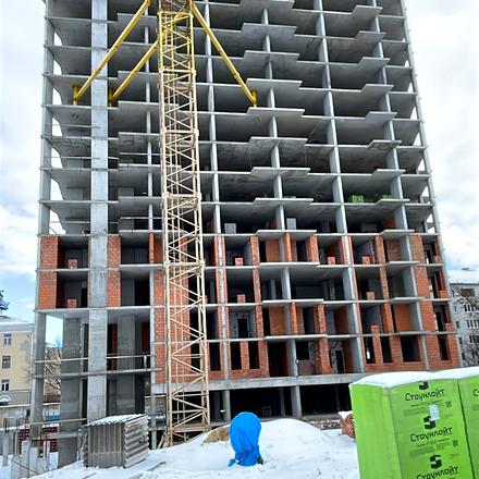 Хід будівництва ЖК Sky Hall, 1 будинок, лютий 2026