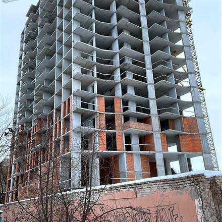 Хід будівництва ЖК Sky Hall, 1 будинок, лютий 2026