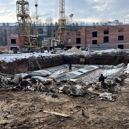 Ход строительства ЖК СКАНДИНАВИЯ, 2 дом, февраль 2026