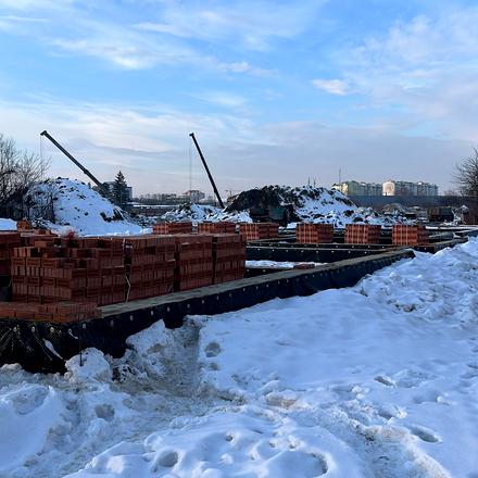 Хід будівництва ЖК Містечко Південне, 15-16 будинки, лютий 2026