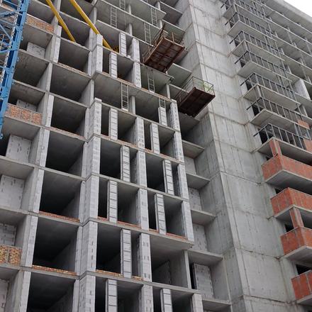 Ход строительства ЖК Феофания City, 3 дом, февраль 2026