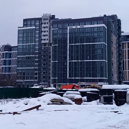 Ход строительства ЖК Феофания City, 2 дом, февраль 2026