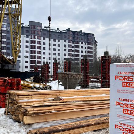 Ход строительства ЖК Гармония, 1 дом, февраль 2026