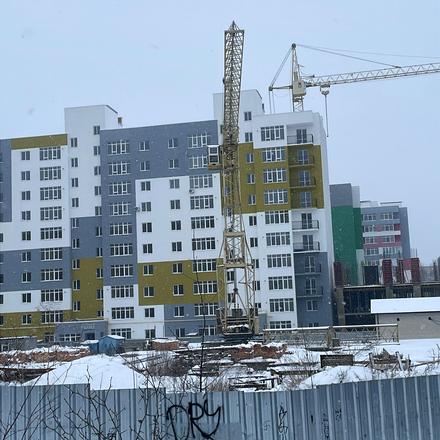 Ход строительства ЖК Caramel Residence, 8 дом, февраль 2026