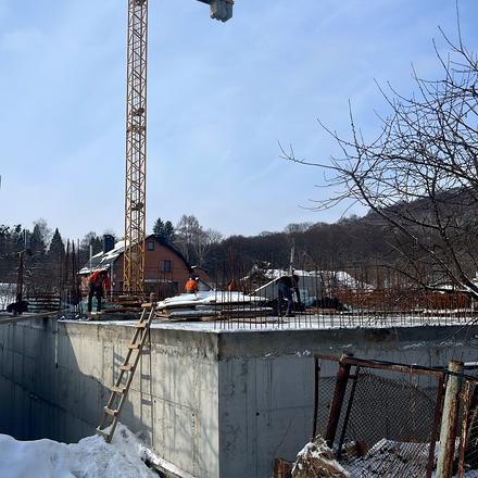 Ход строительства ЖК ПІД ЗОРЯМИ, 3 дом, февраль 2026