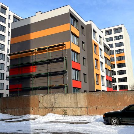 Хід будівництва ЖК Вишневий, 7 будинок, лютий 2026