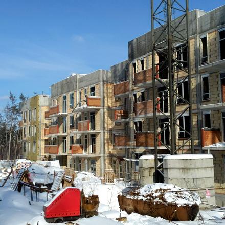 Ход строительства ЖК Gravity Park, дома 011.03 - 011.06, февраль 2026