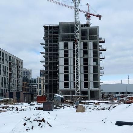 Хід будівництва ЖК Файна Таун, будинок 02401-02403, лютий 2026