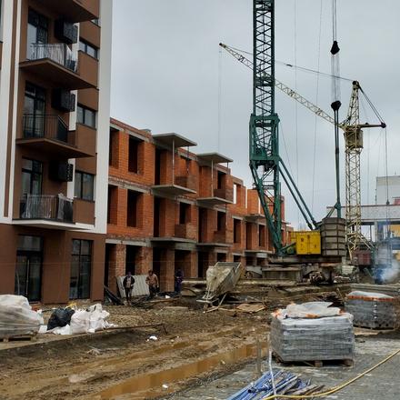 Ход строительства ЖК Нова Сторожниця, Дом А01-2, февраль 2026