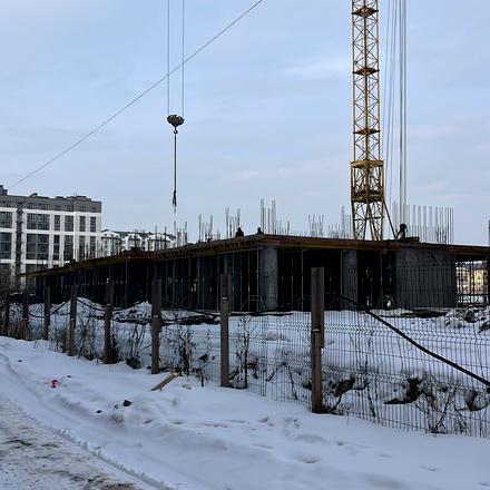 Ход строительства ЖК URBN, 3 дом, февраль 2026