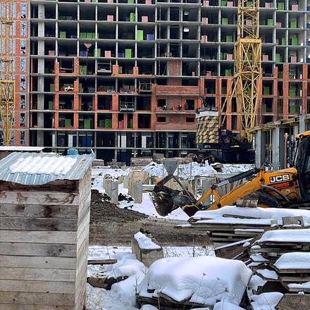 Ход строительства ЖК URBN, 5 дом, февраль 2026