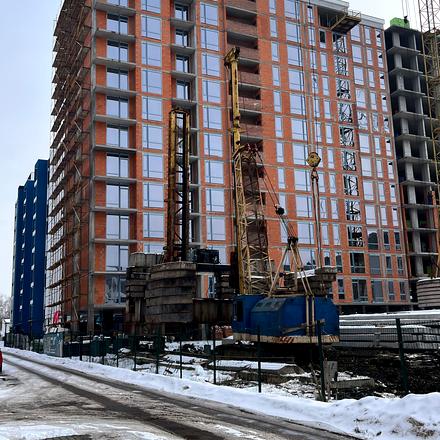 Ход строительства ЖК URBN, 1 дом, февраль 2026