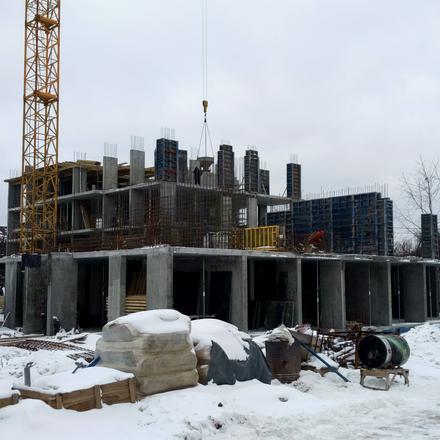 Хід будівництва ЖК New Tone, 1 будинок, лютий 2026