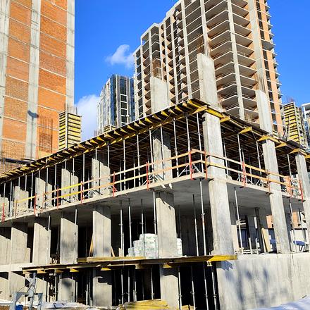 Хід будівництва ЖК Nordica Residence, 3 будинок (секція 4), лютий 2026