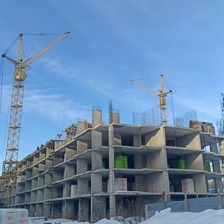Хід будівництва вул. Олександра Смакули, 8, 12 будинок, лютий 2026