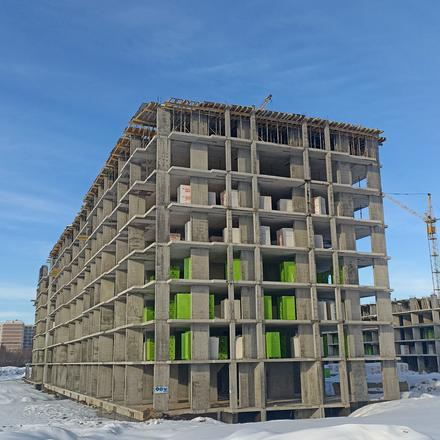 Хід будівництва вул. Олександра Смакули, 8, 11 будинок, лютий 2026