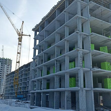 Хід будівництва вул. Олександра Смакули, 8, 11 будинок, лютий 2026