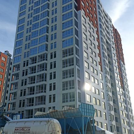 Хід будівництва вул. Олександра Смакули, 7, 7а, 9 будинок, лютий 2026