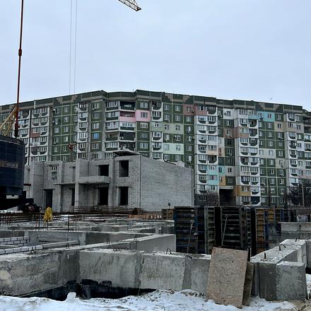 Хід будівництва ЖК Перлина Дніпра, 1 секція, лютий 2026